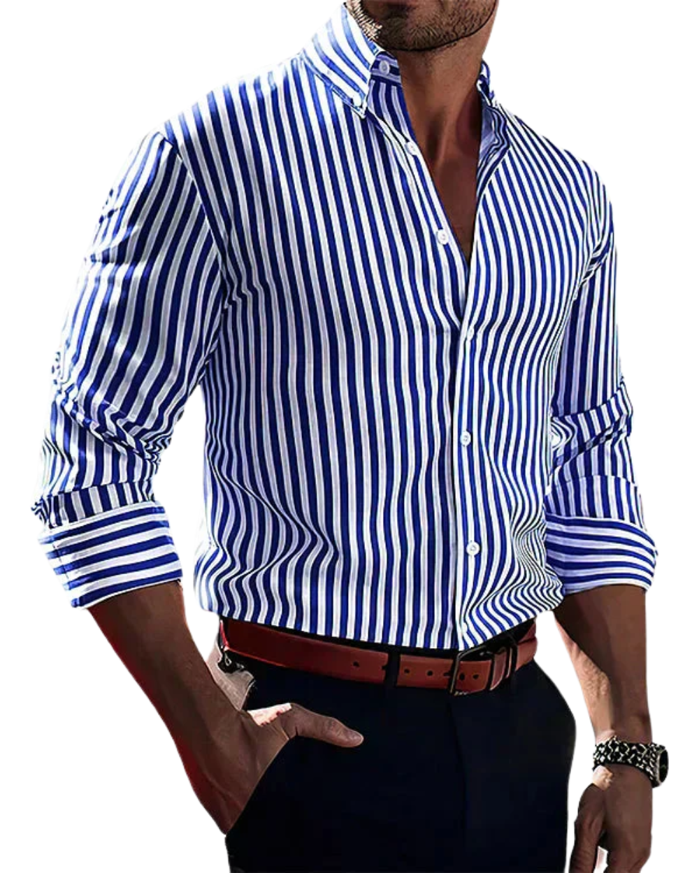 Siyaje | Chemise élégante à rayures