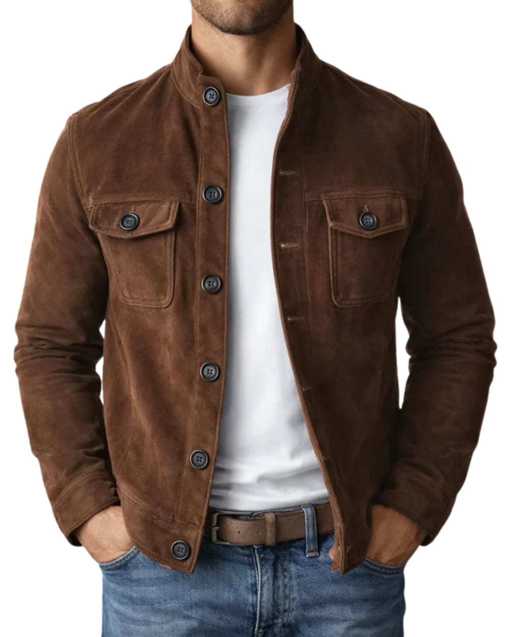 Siyaje | Blouson bomber premium en daim