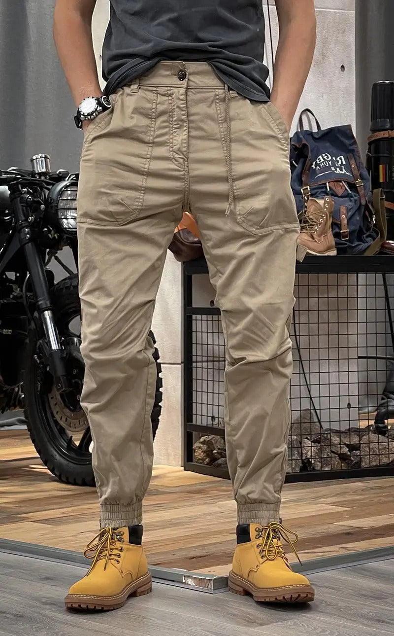 Siyaje | Pantalon cargo extensible avec spandex