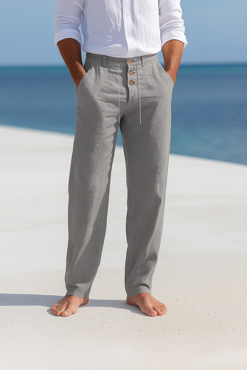 Siyaje | Pantalon d'été en lin léger