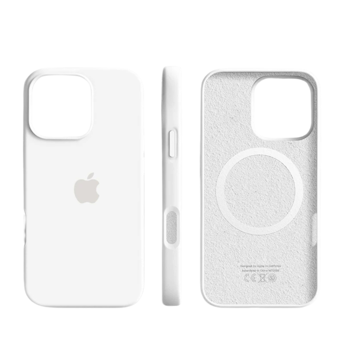 Housse en Silicone pour iPhone avec MagSafe – Résistante aux Chocs – Doublure Douce – Qualité Premium