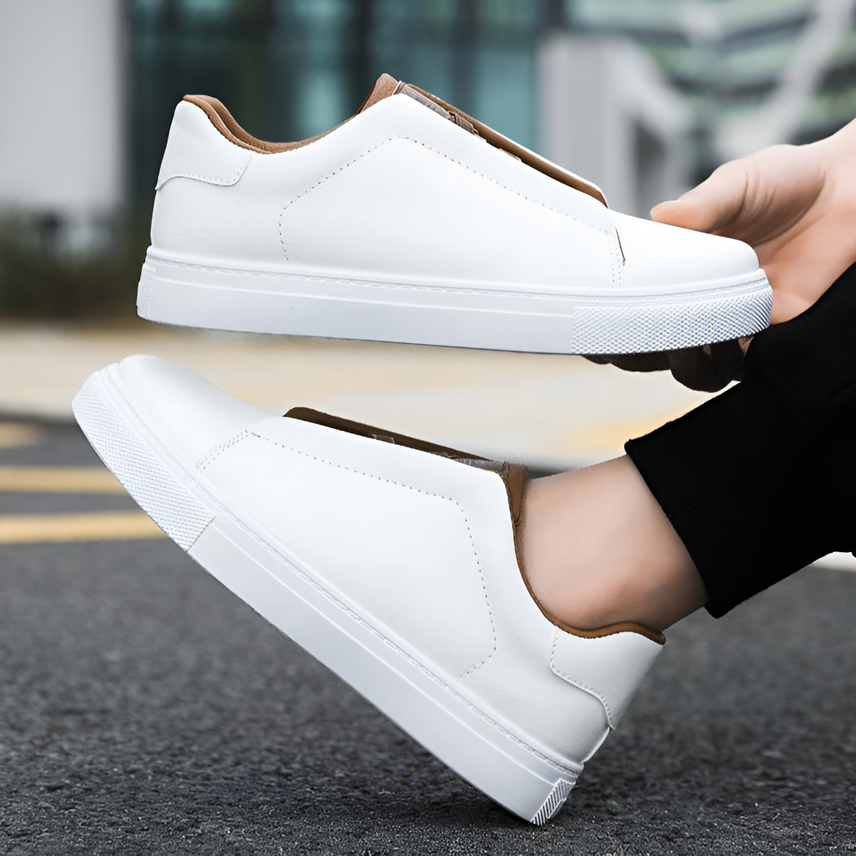 Siyaje | Chaussures classiques en toile au style authentique et moderne