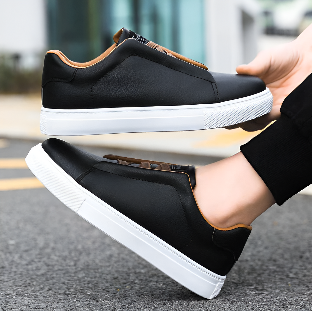 Siyaje | Chaussures classiques en toile au style authentique et moderne