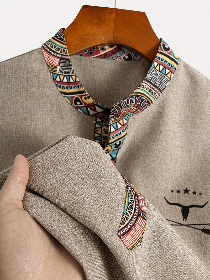 Siyaje | Chemise élégante à manches courtes