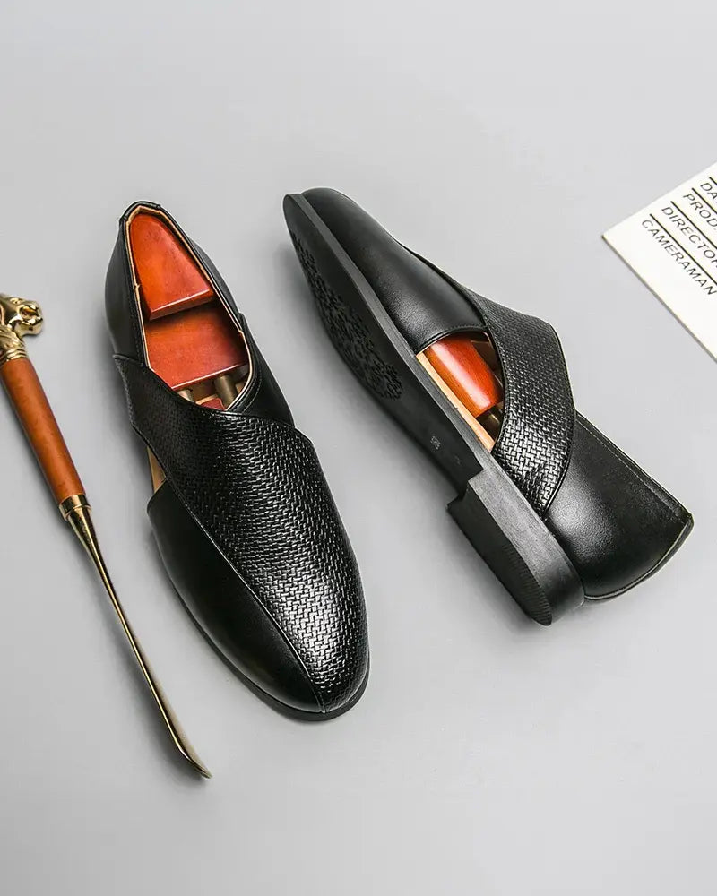 Siyaje | Mocassins en cuir véritable