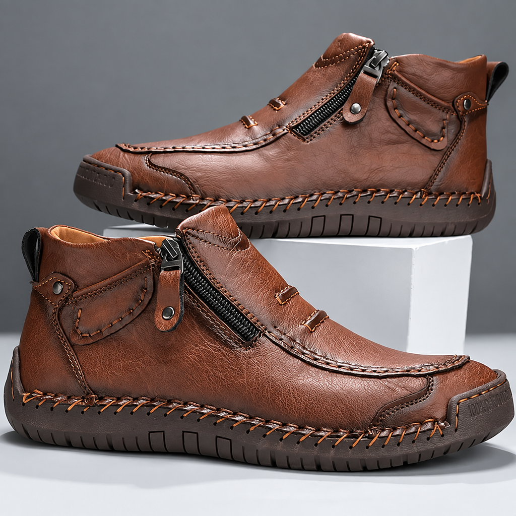 Siyaje | Chaussures de luxe avec fermeture éclair latérale