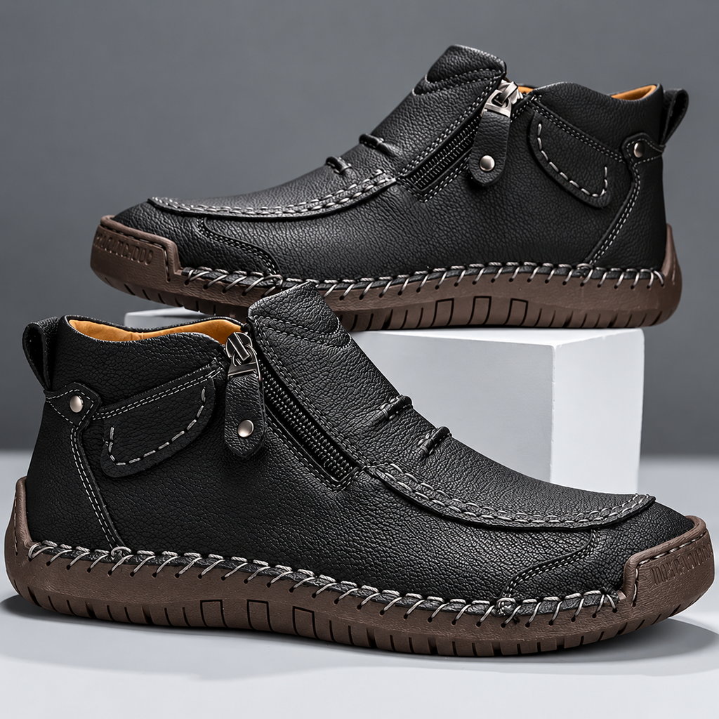 Siyaje | Chaussures de luxe avec fermeture éclair latérale