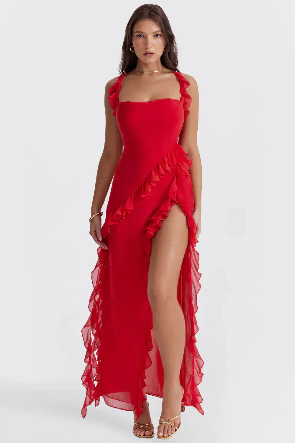 Siyaje | Robe élégante avec jambes ouvertes