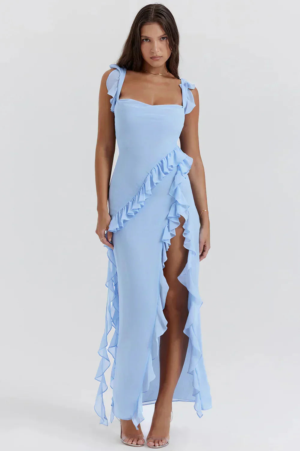 Siyaje | Robe élégante avec jambes ouvertes