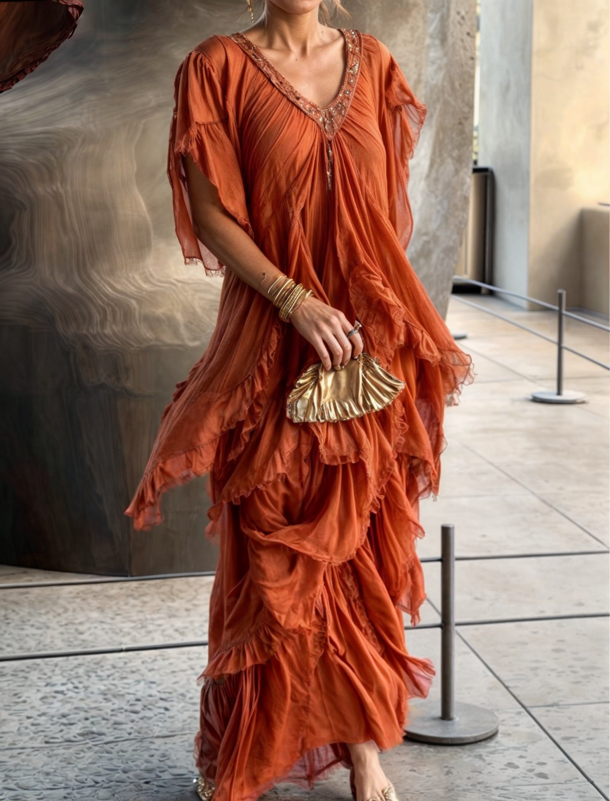 Siyaje | Robe Longue Élégante
