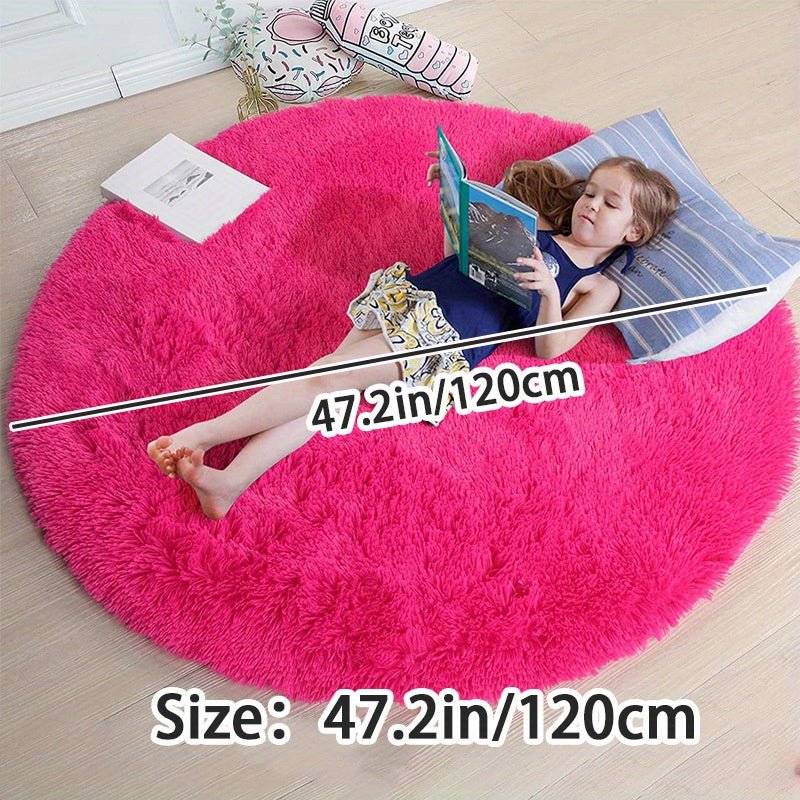 Tapis Rond Fluffy - Clouda