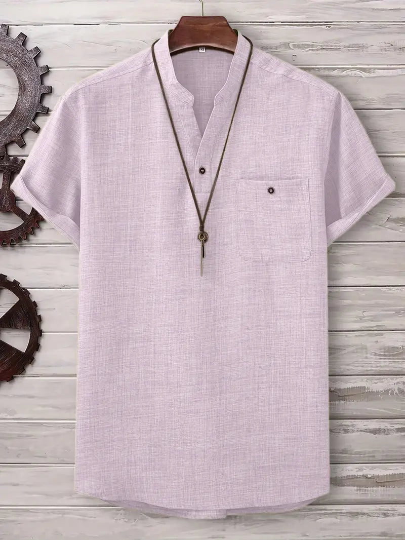 Siyaje | Chemise à manches courtes avec poche poitrine