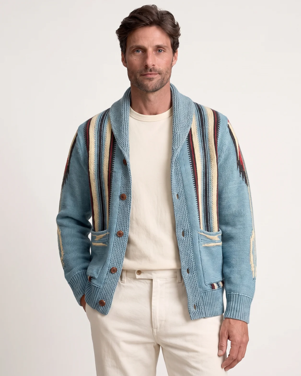 Siyaje | Cardigan confortable en maille à col châle