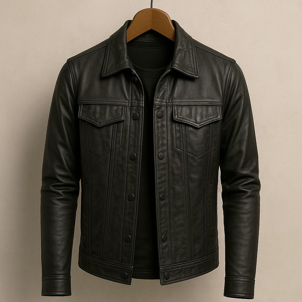 Siyaje | Veste ajustée en cuir