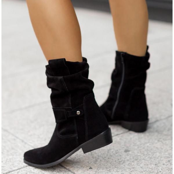 Alexis – Bottines avec Fermeture Éclair Simple et Confort Orthopédique + Support