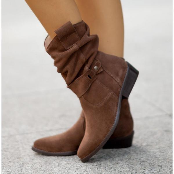 Alexis – Bottines avec Fermeture Éclair Simple et Confort Orthopédique + Support