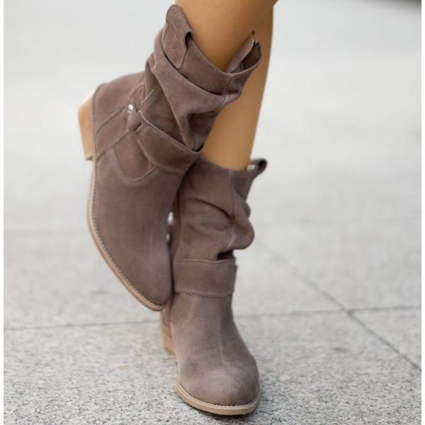 Alexis – Bottines avec Fermeture Éclair Simple et Confort Orthopédique + Support