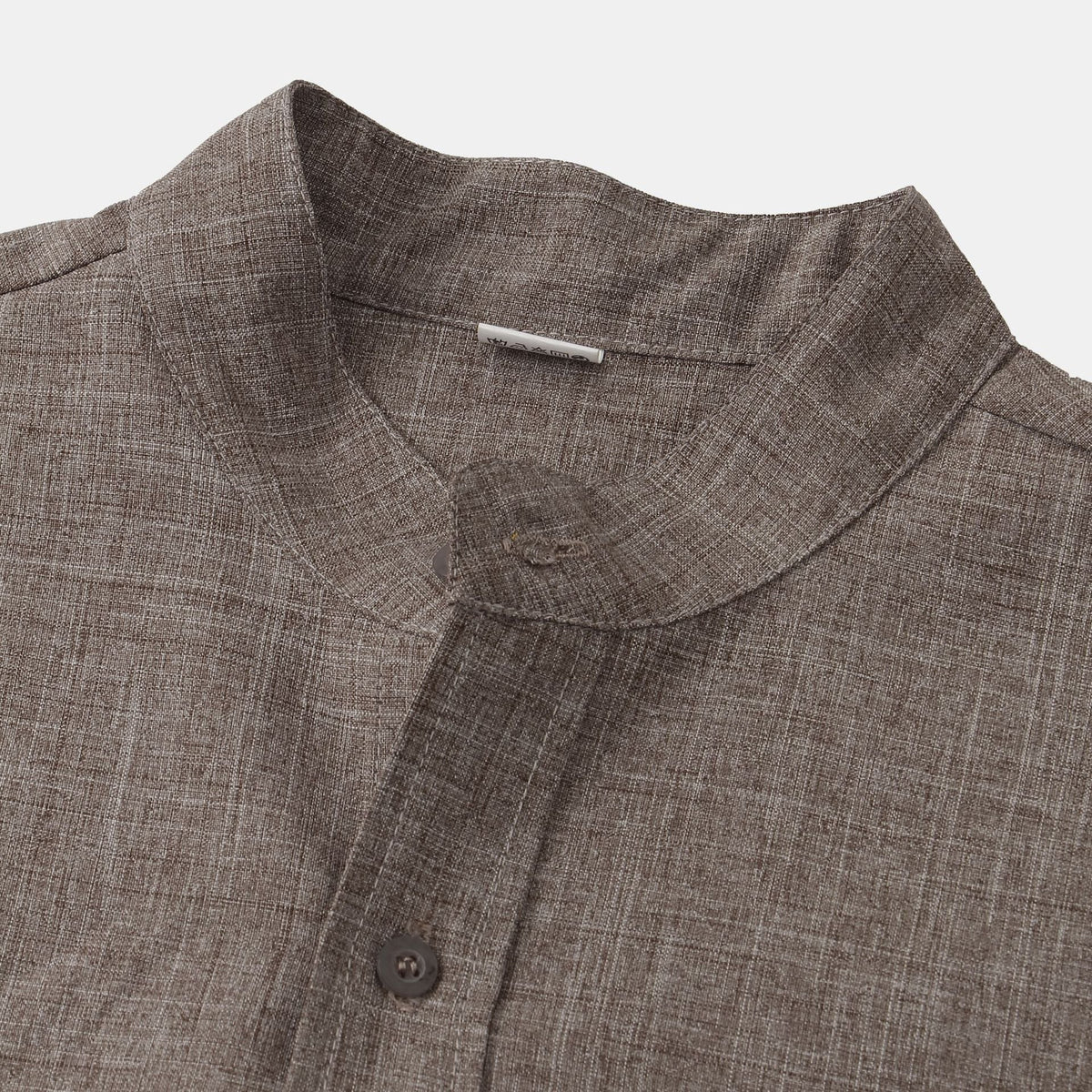 Siyaje | Chemise en coton unie avec boutons