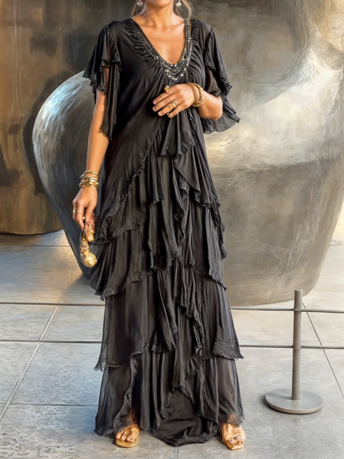 Siyaje | Robe Longue Élégante