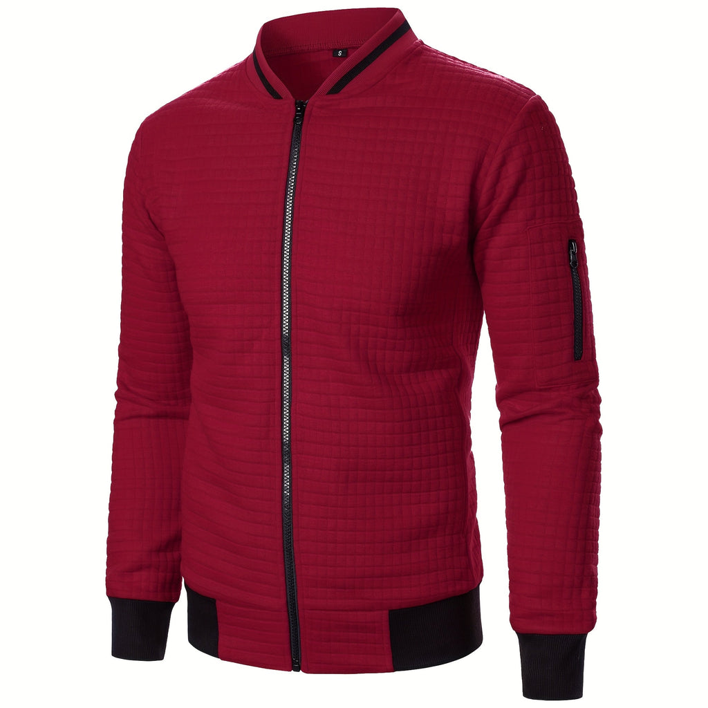 Siyaje | Veste cardigan à col montant avec fermeture éclair