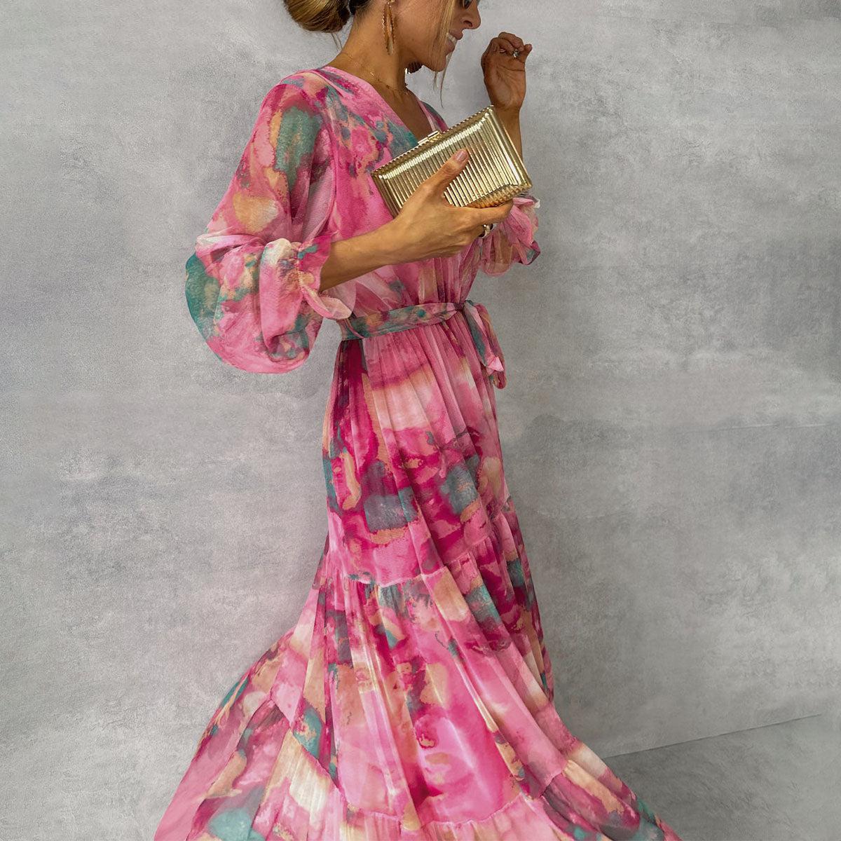 Siyaje | Robe d'été à manches longues pour femmes