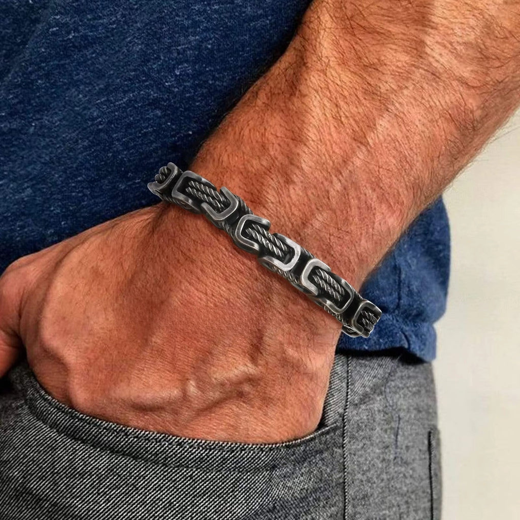 Siyaje | Bracelet en chaîne forgée