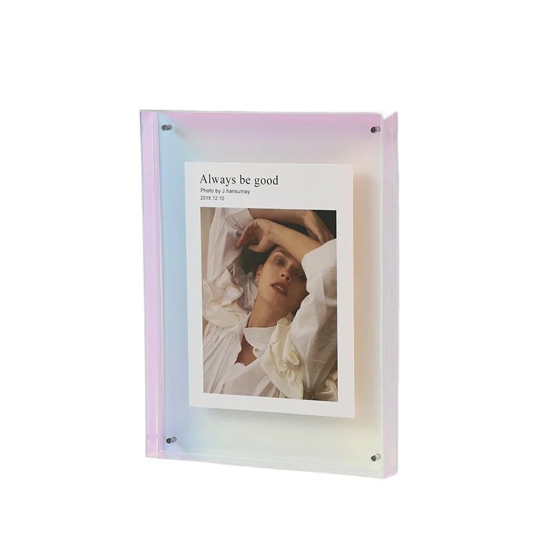 Cadre Photo Transparent Coloré – FramePop