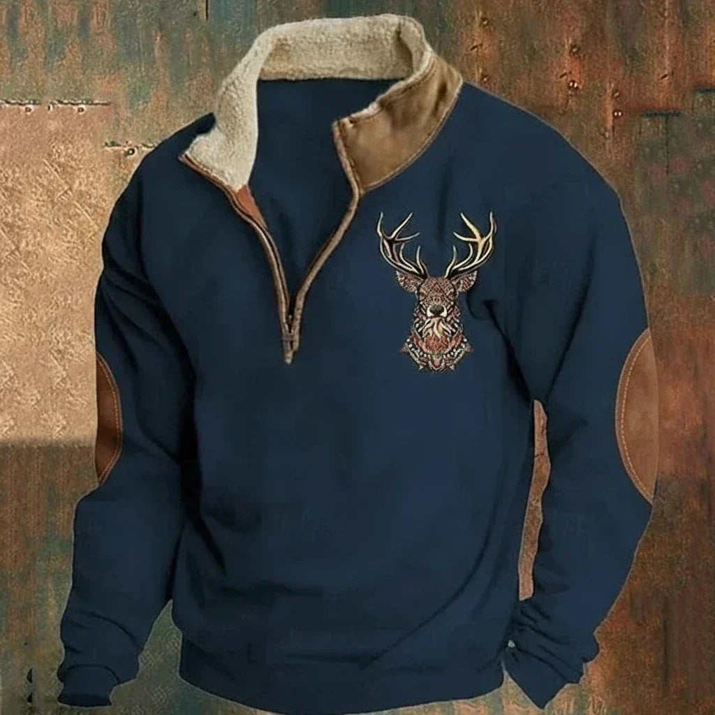 Siyaje | Sweat élégant à imprimé cerf