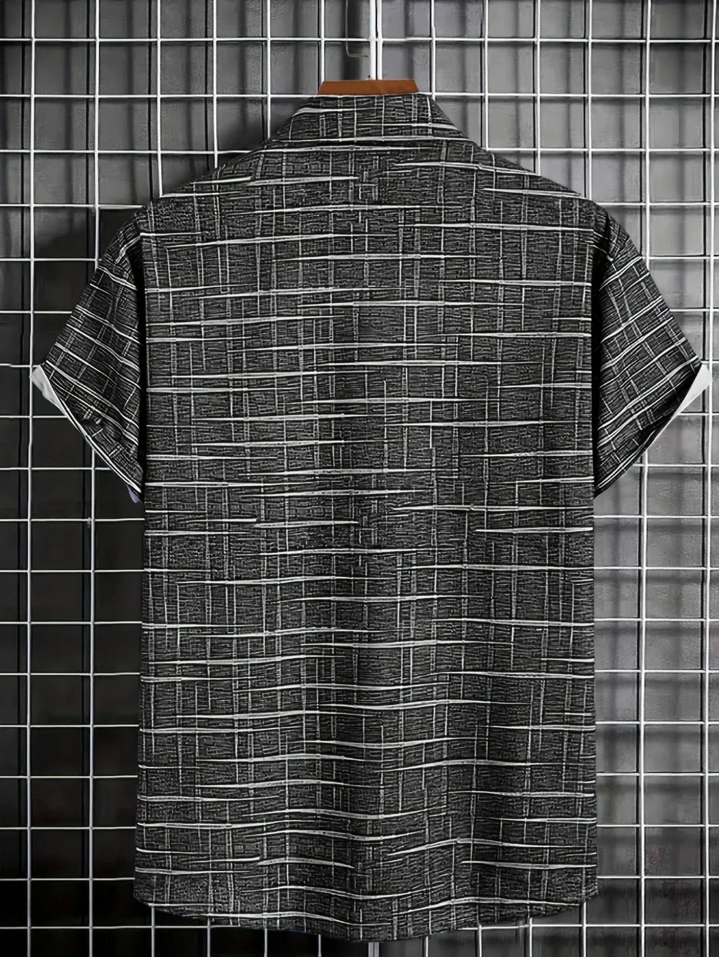 Siyaje | Chemise élégante à motif rayé et à carreaux