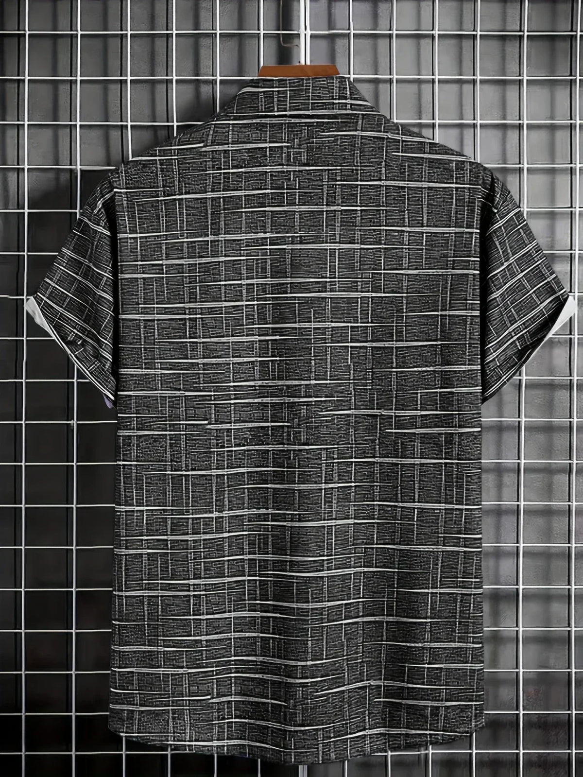 Siyaje | Chemise élégante à motif rayé et à carreaux