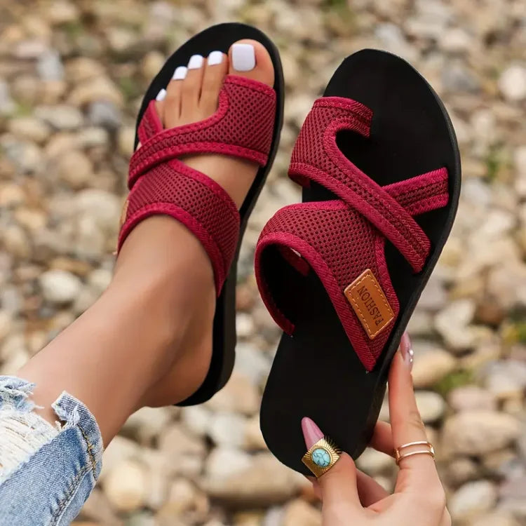 Celia | Sandales à semelles en mesh perforé
