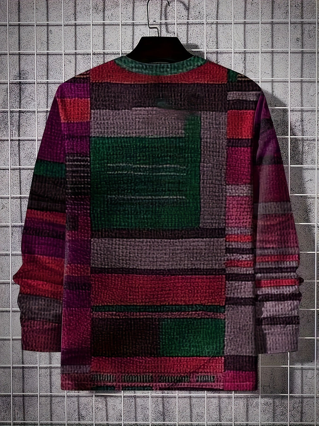 Siyaje | T-shirt à manches longues avec motif color block