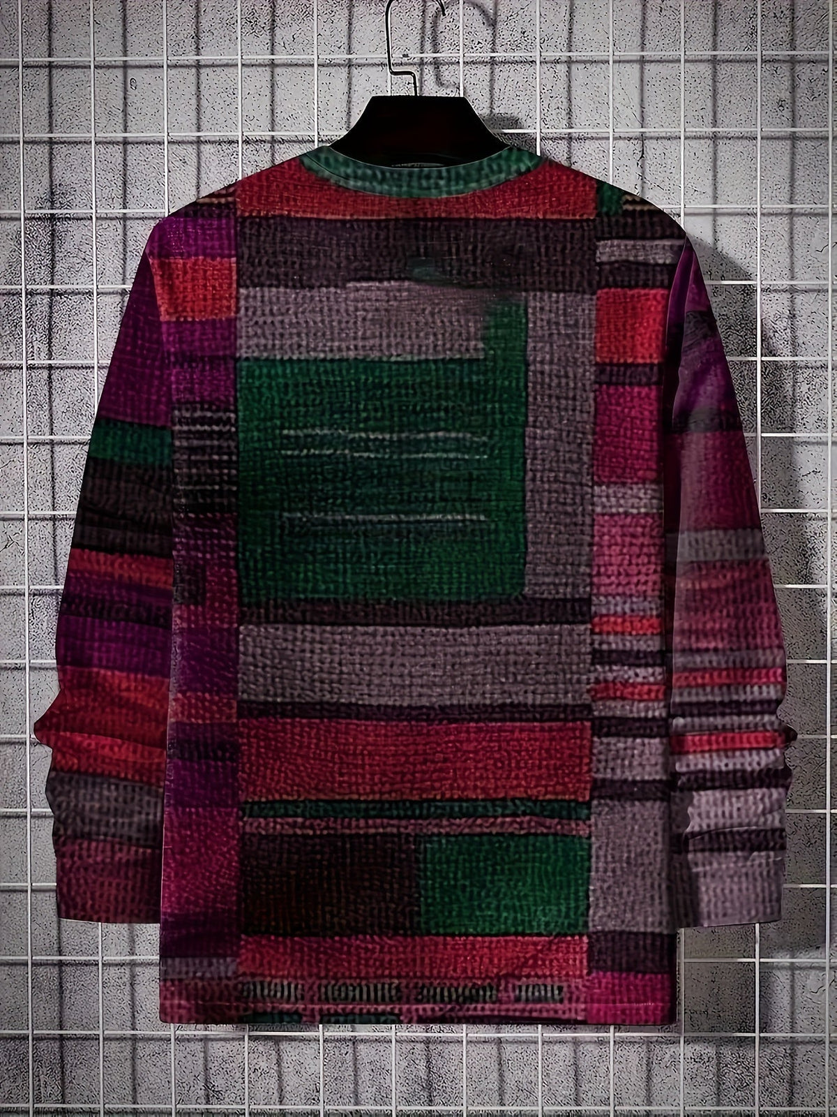 Siyaje | T-shirt à manches longues avec motif color block
