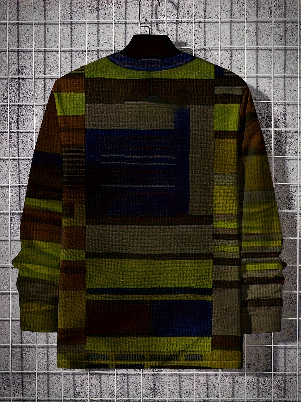 Siyaje | T-shirt à manches longues avec motif color block