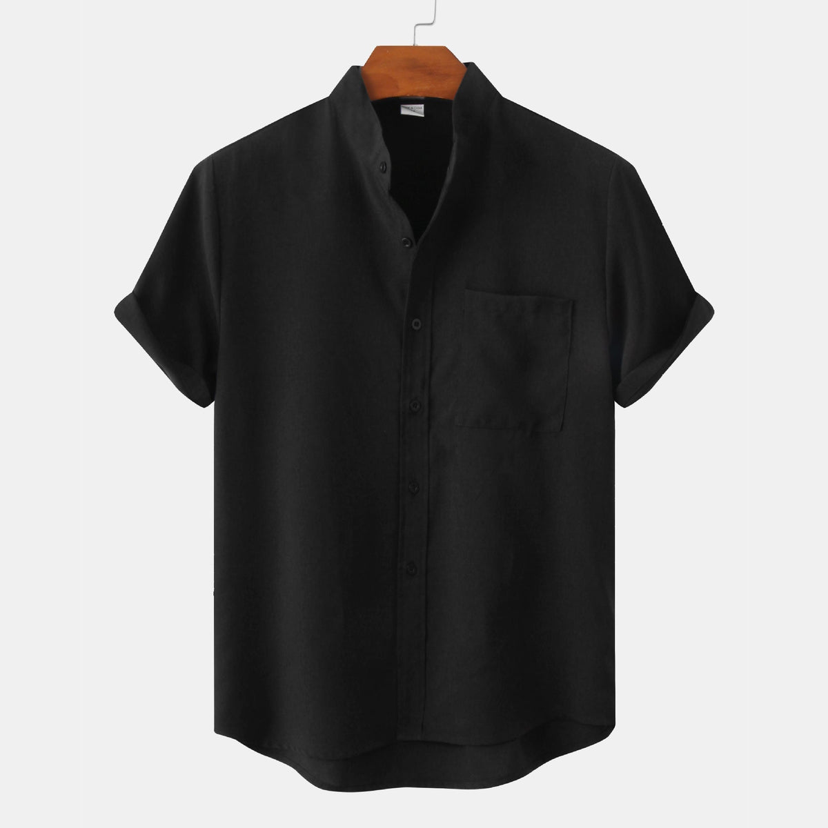 Siyaje | Chemise en coton unie avec boutons
