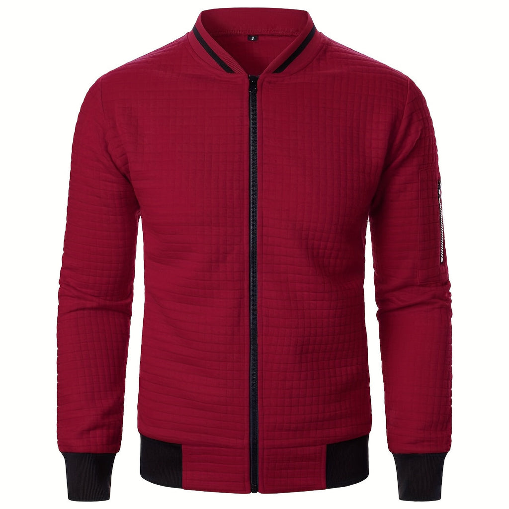 Siyaje | Veste cardigan à col montant avec fermeture éclair