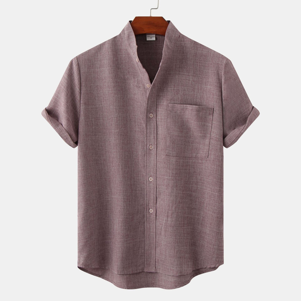 Siyaje | Chemise en coton unie avec boutons