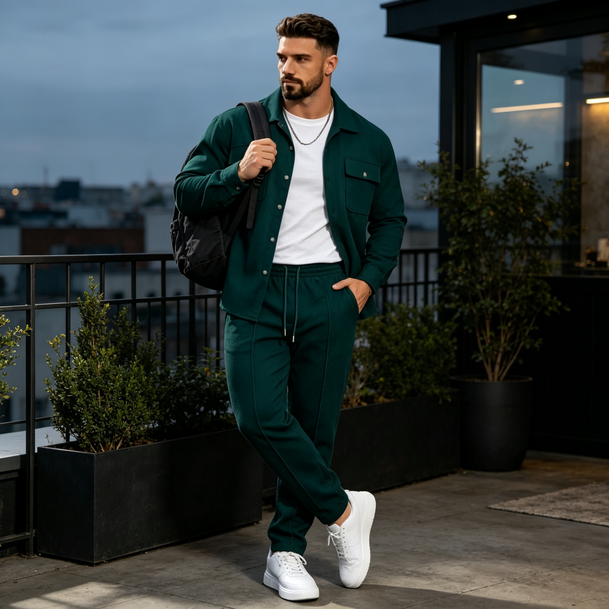 Siyaje | Ensemble chemise à manches longues et pantalo