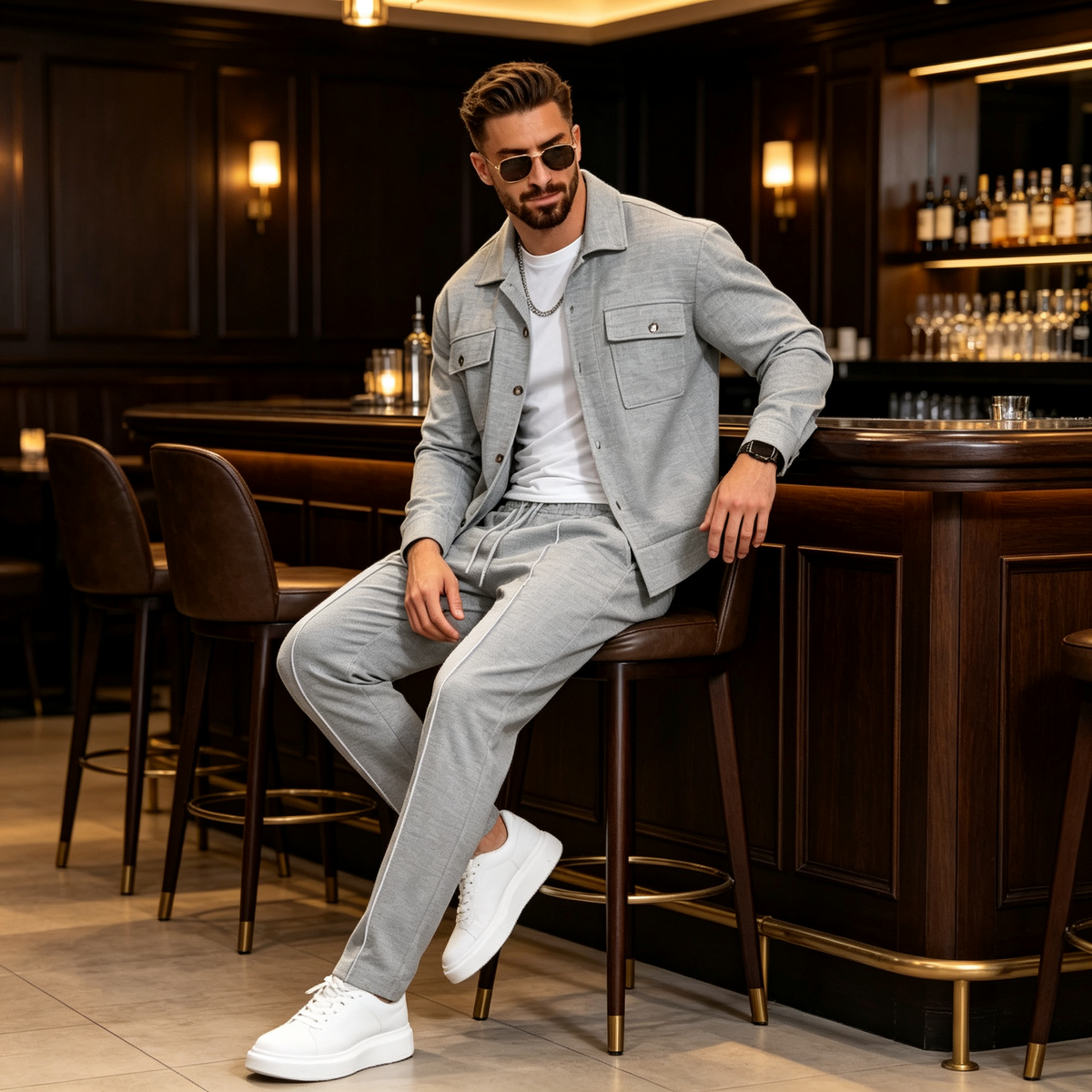 Siyaje | Ensemble chemise à manches longues et pantalo