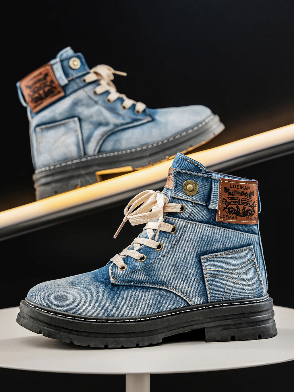 Siyaje | Bottes élégantes en denim