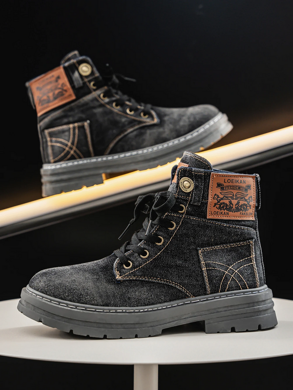 Siyaje | Bottes élégantes en denim