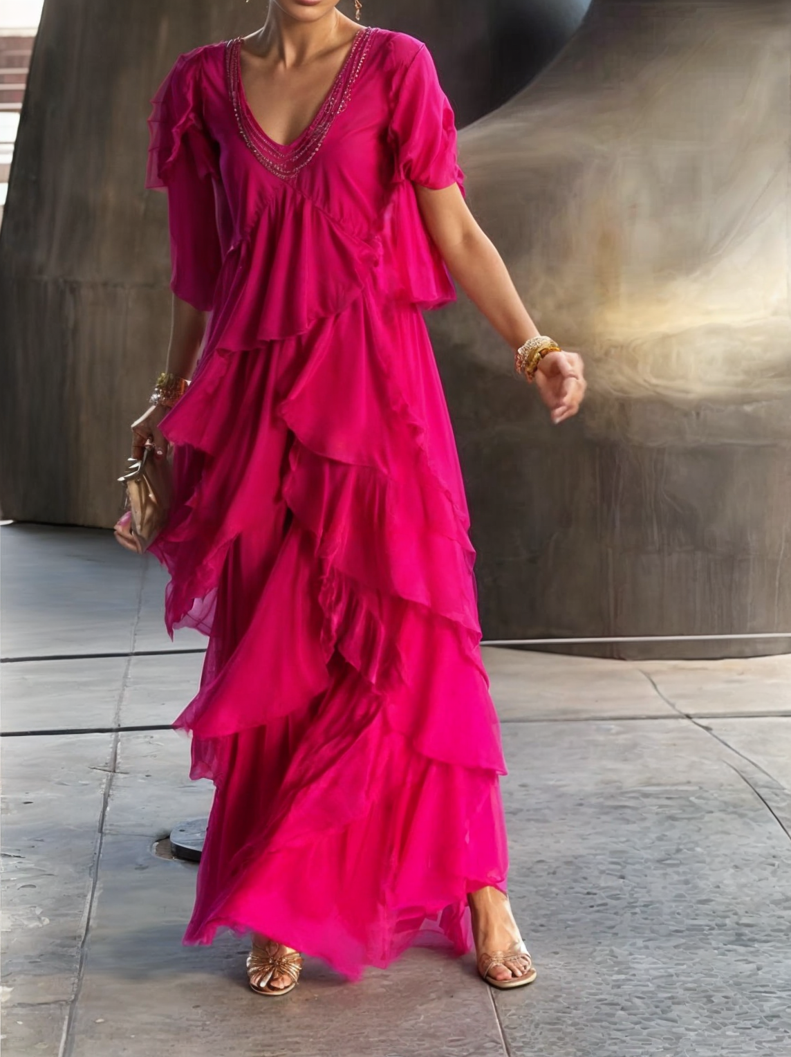 Siyaje | Robe Longue Élégante
