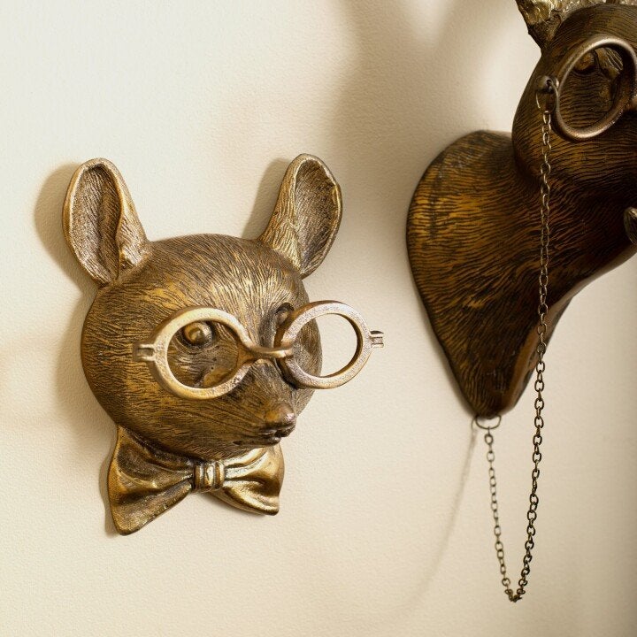 Décoration murale en tête d'animal ludique - WallCritters