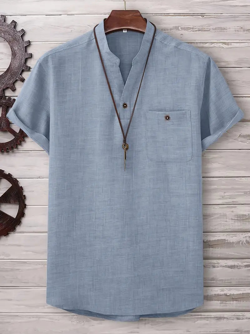 Siyaje | Chemise à manches courtes avec poche poitrine