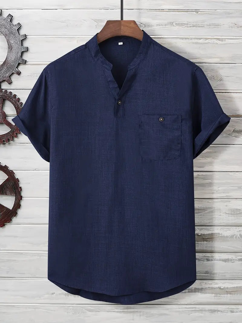 Siyaje | Chemise à manches courtes avec poche poitrine