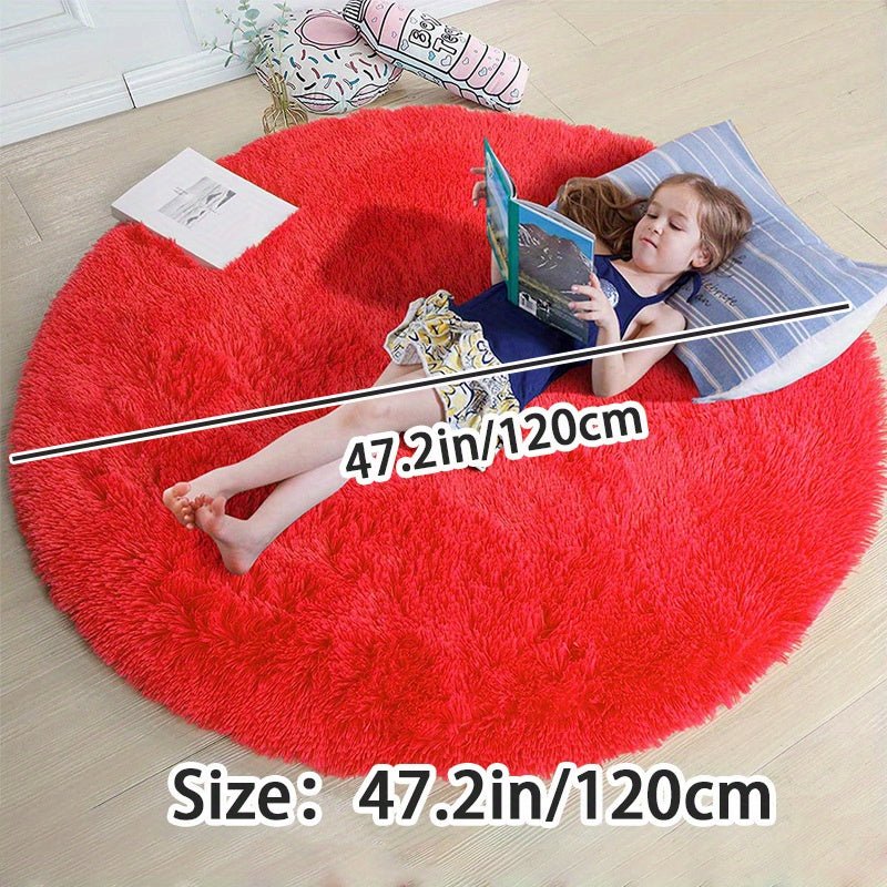 Tapis Rond Fluffy - Clouda