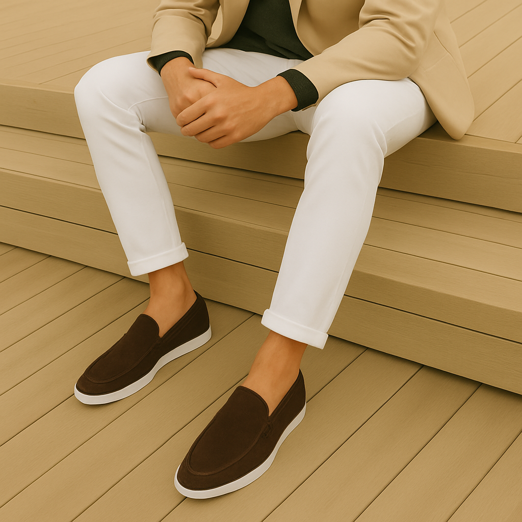 Siyaje | Mocassins élégants en daim