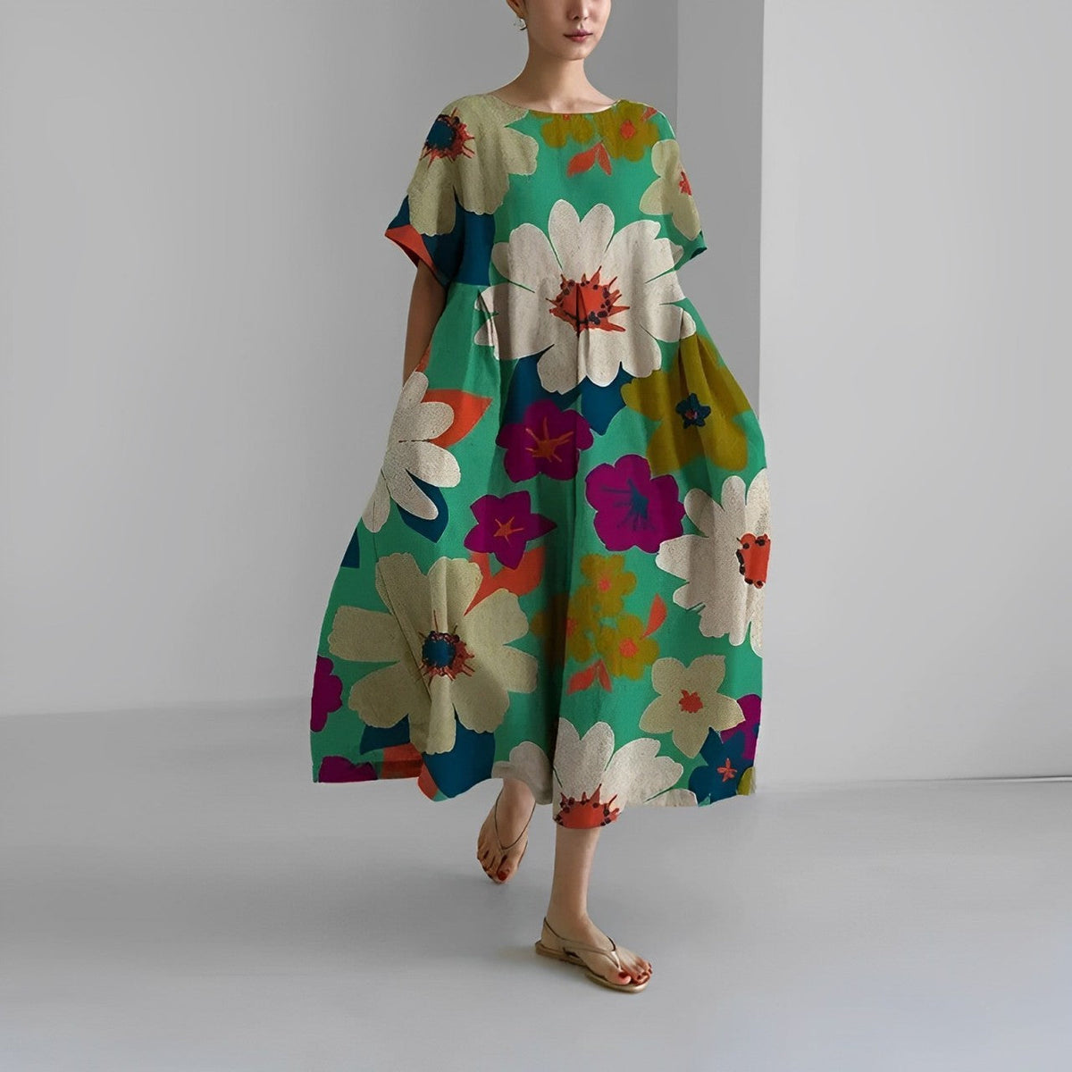 Siyaje | Robe bohème à fleurs
