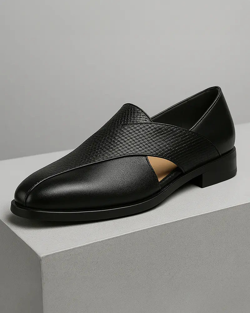 Siyaje | Mocassins en cuir véritable