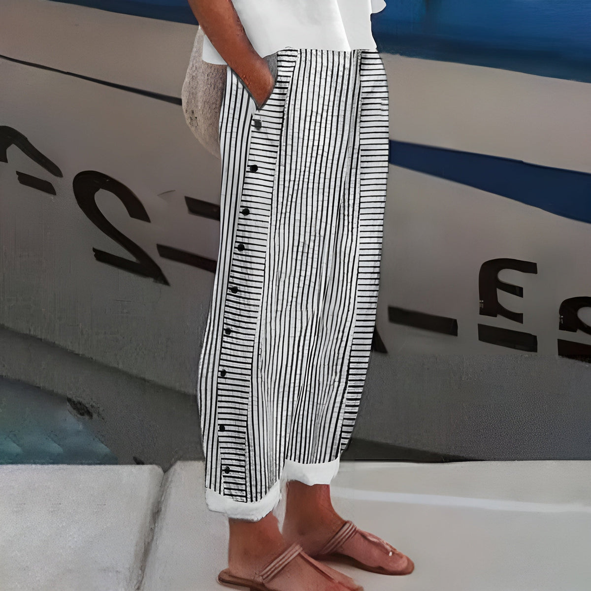 Siyaje | Pantalon en lin